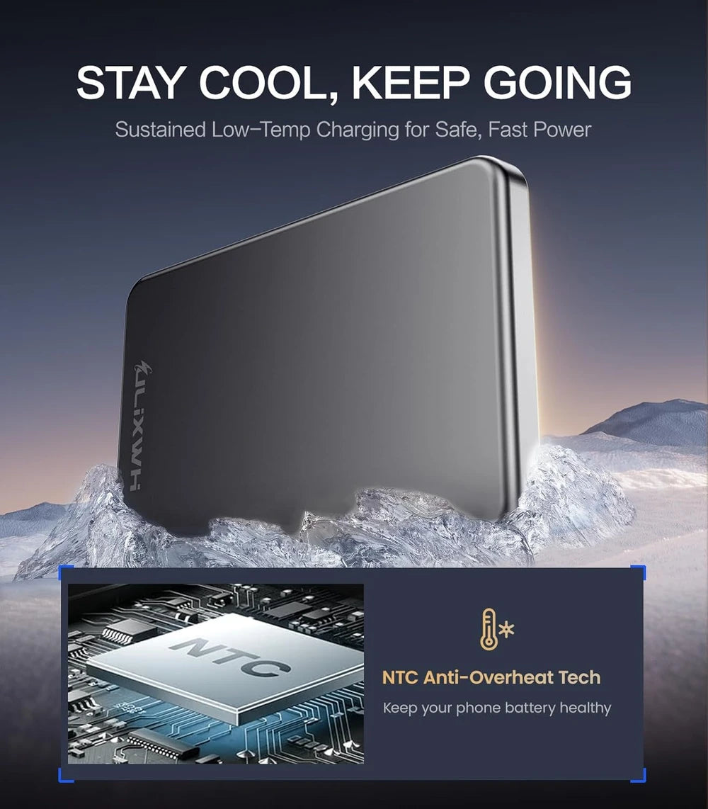 Ultra Slim Magnetic Portable Charger