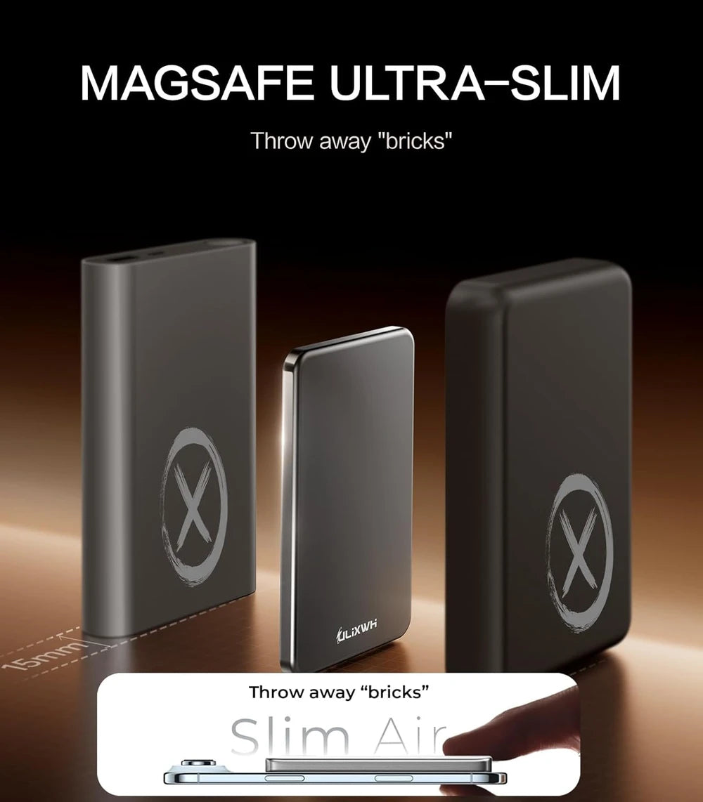 Ultra Slim Magnetic Portable Charger