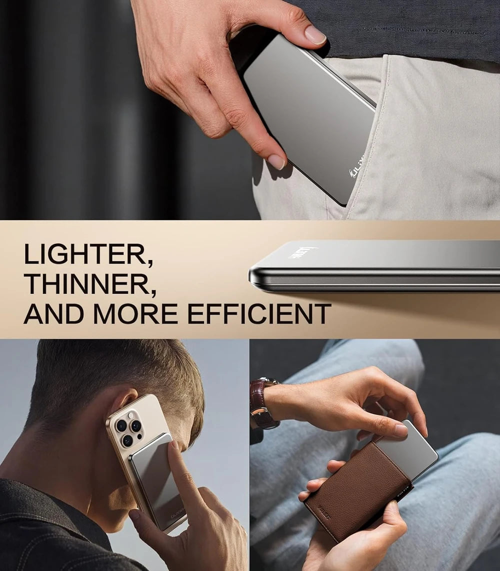Ultra Slim Magnetic Portable Charger