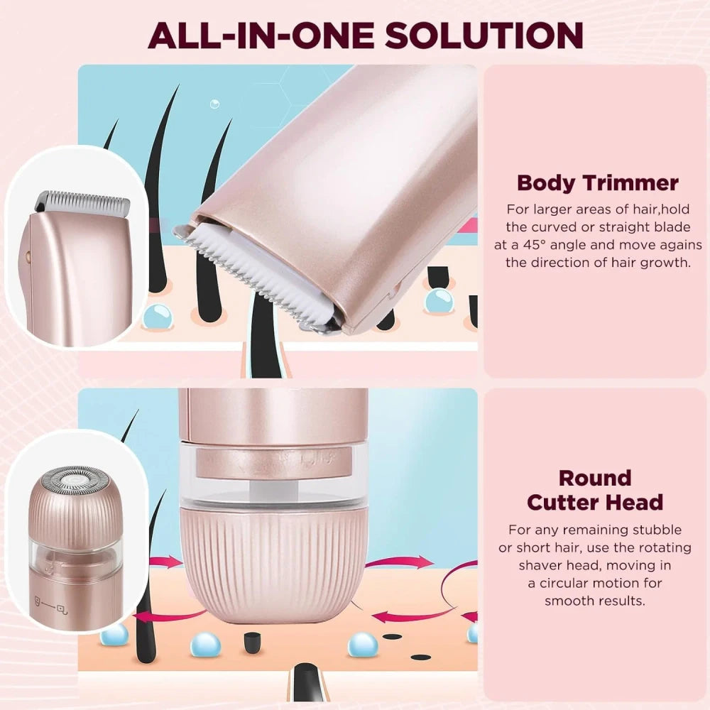 Electric Women's Body Hair Trimmer