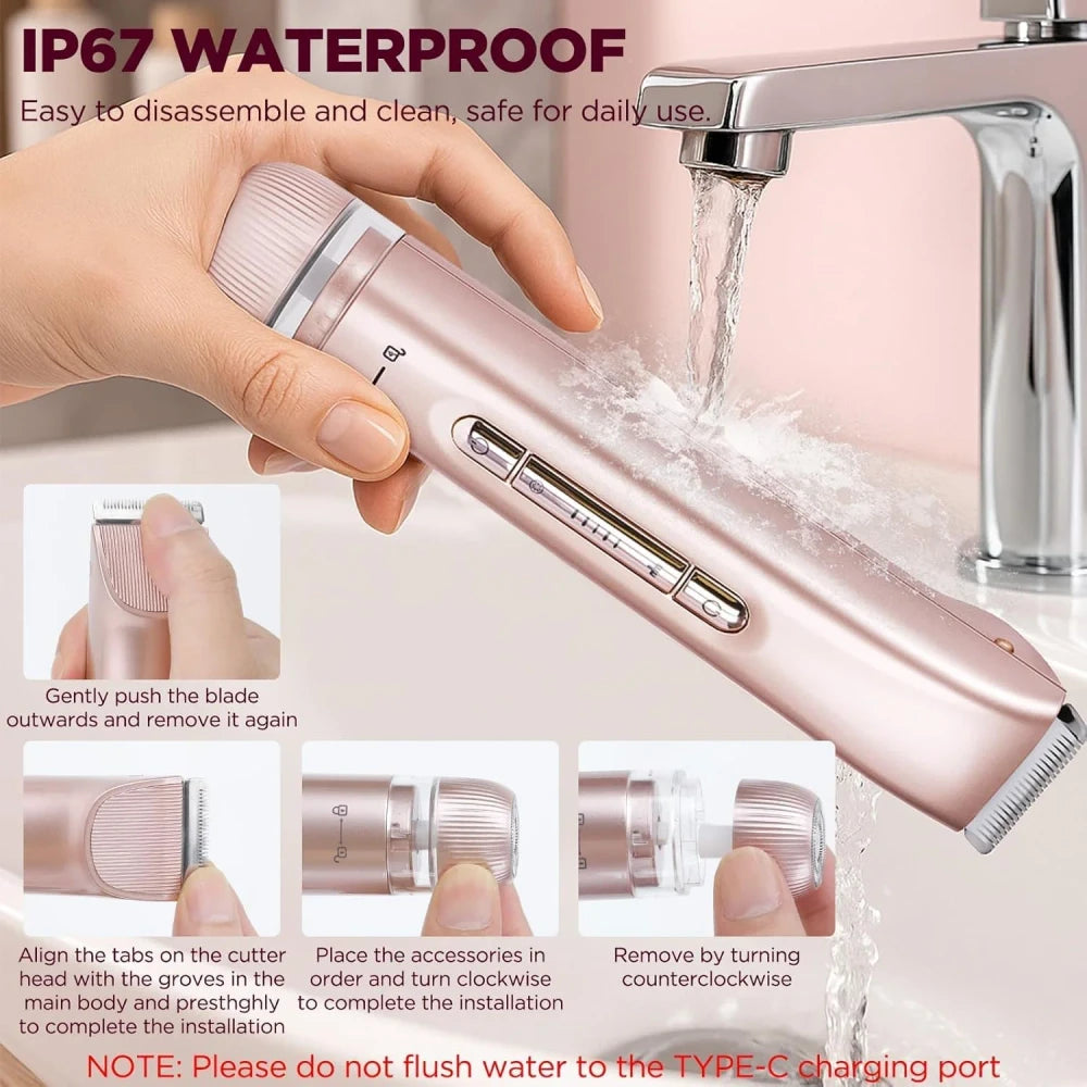 Electric Women's Body Hair Trimmer