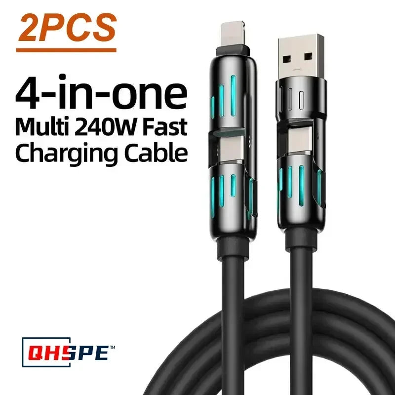 Four-in-One Multi-Function Charging Cable