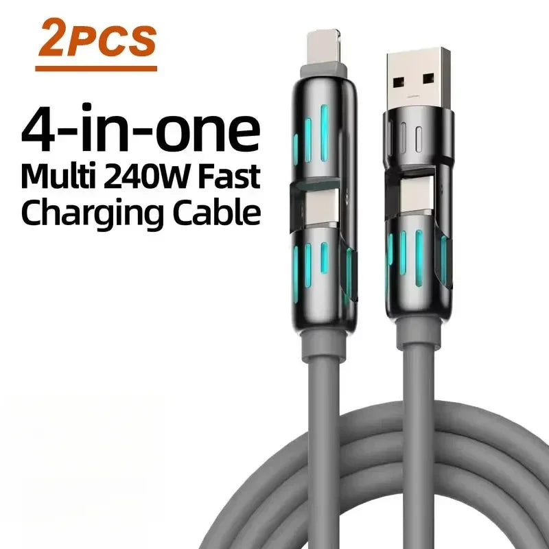 Four-in-One Multi-Function Charging Cable