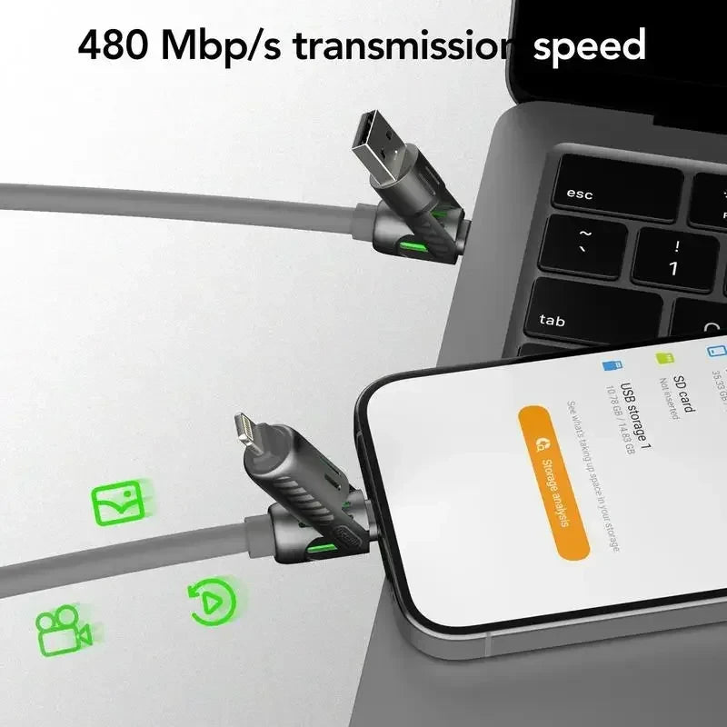 Four-in-One Multi-Function Charging Cable