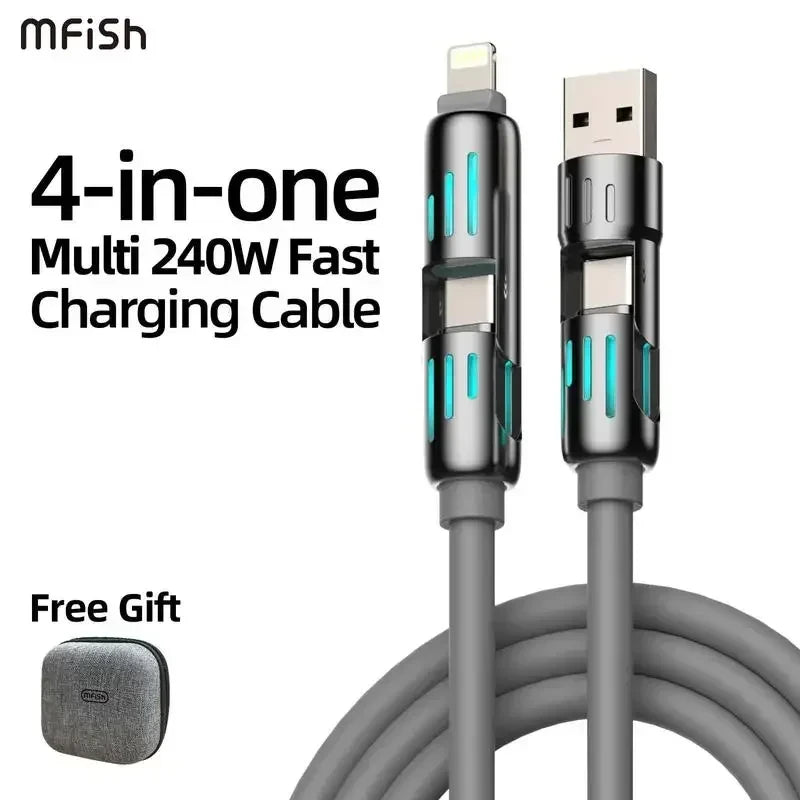 Four-in-One Multi-Function Charging Cable
