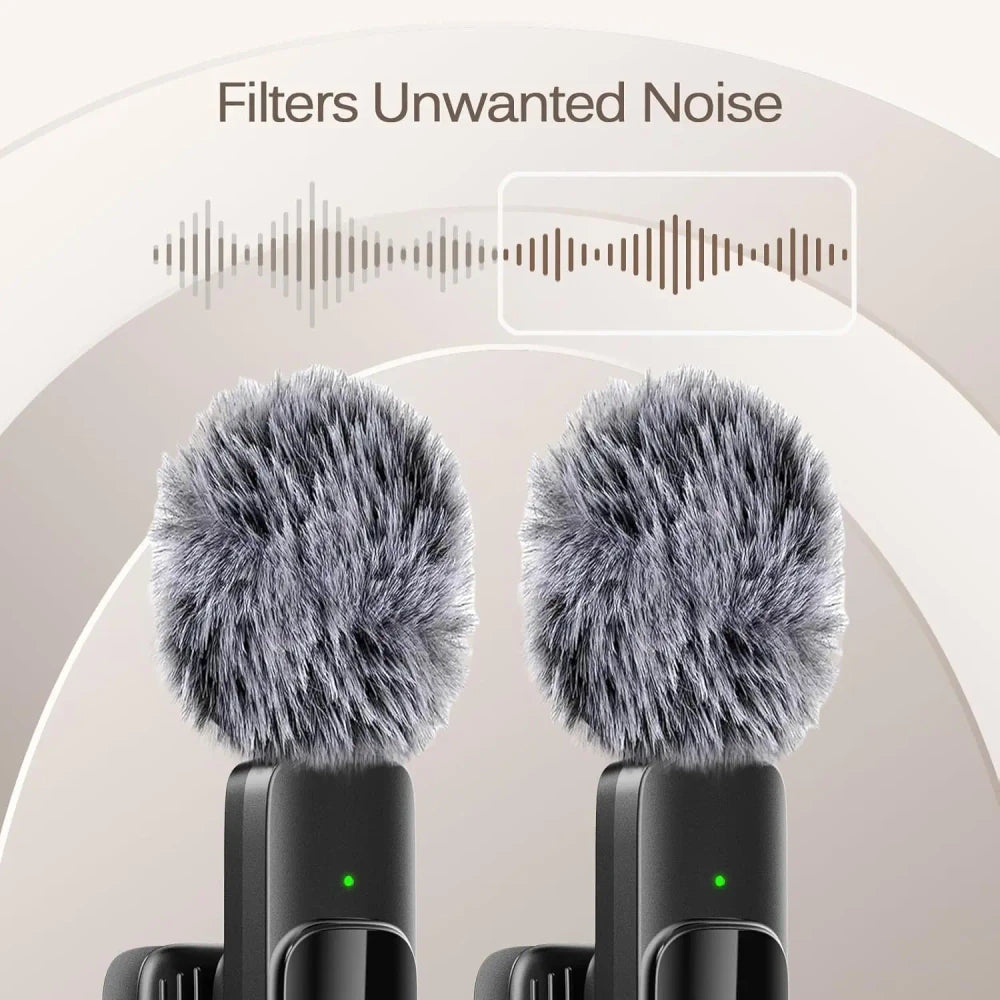 Wireless Lavalier Microphone Duo